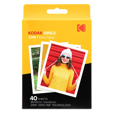Kodak ZINK 3.5”x 4.25” Photo Paper