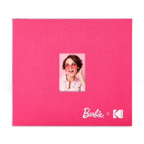 Barbie x Kodak Pink 8x8” Cloth Covered Scrapbook