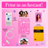 Barbie x Kodak Step Slim Wireless Instant Portable Photo Printer Signature Style