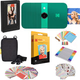 Kodak Smile Instant Print Camera (Green) Gift Bundle