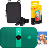 KODAK Smile Instant Print Camera (Green) Go Bundle