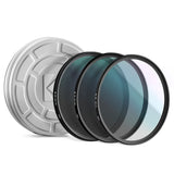 KODAK Filter Set Pack of 3 Premium UV, CPL & ND4 Filters 37mm-105mm