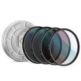 KODAK Filter Set 37mm-105mm Pack of 4 Premium UV, CPL, ND4 & Warming Filters