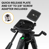 KODAK Photo Gear Tripod with Remote 62ʺ/157.5 cm