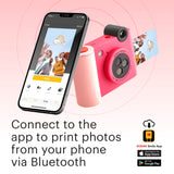 KODAK Smile+ Wireless Digital Instant Print Camera with Effect-changing Lens - Fuchsia